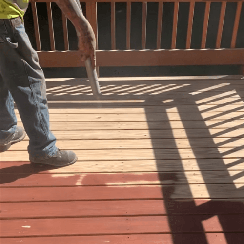 Deck Sandblasting