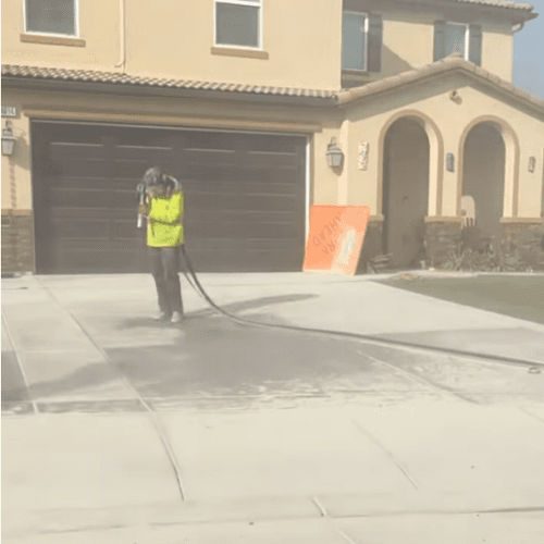 Concrete Driveway Blasting